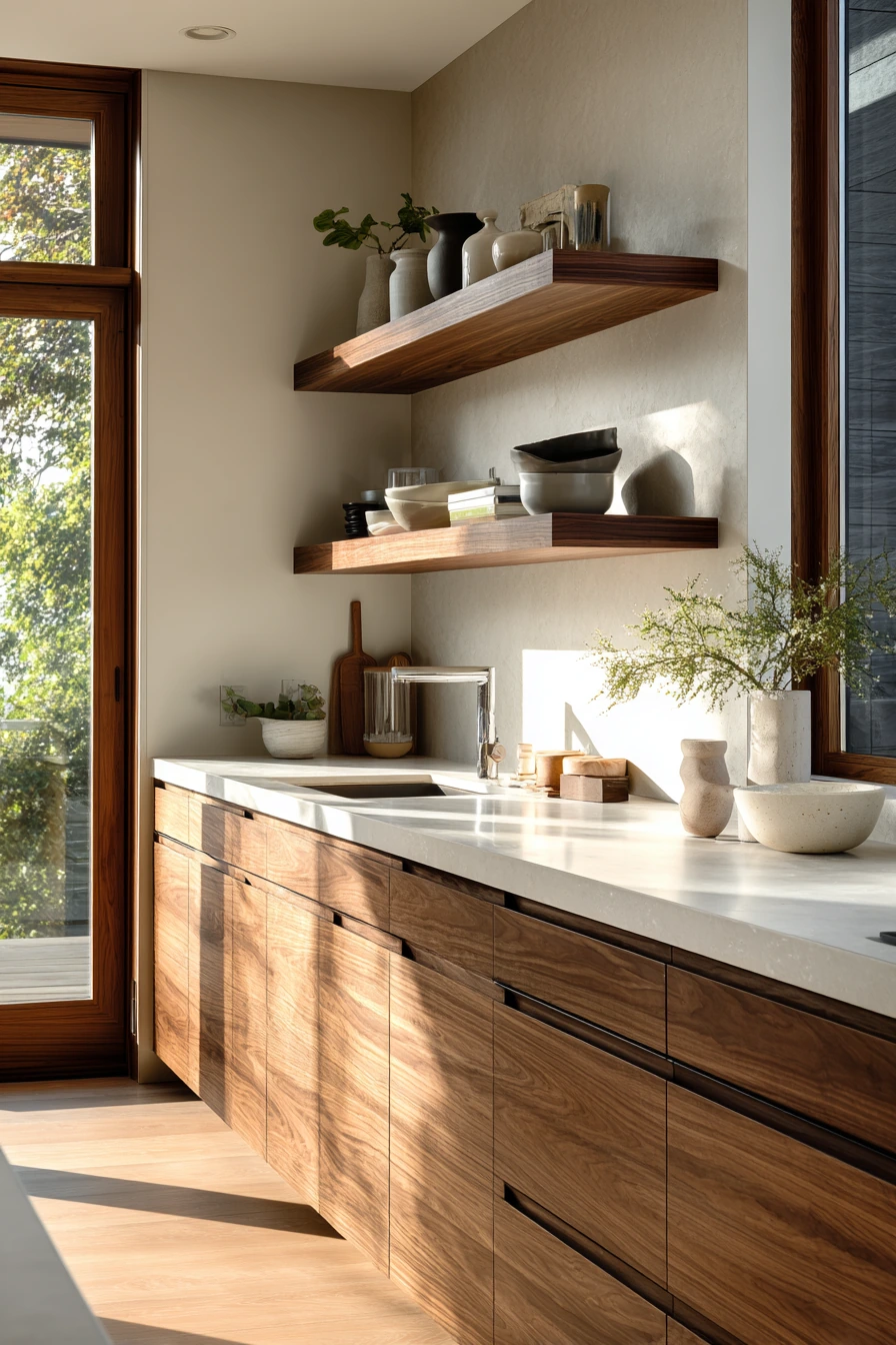 walnut kitchen cabinets 23