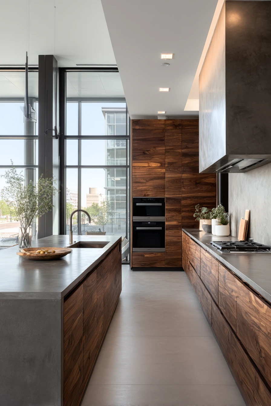 walnut kitchen cabinets 36