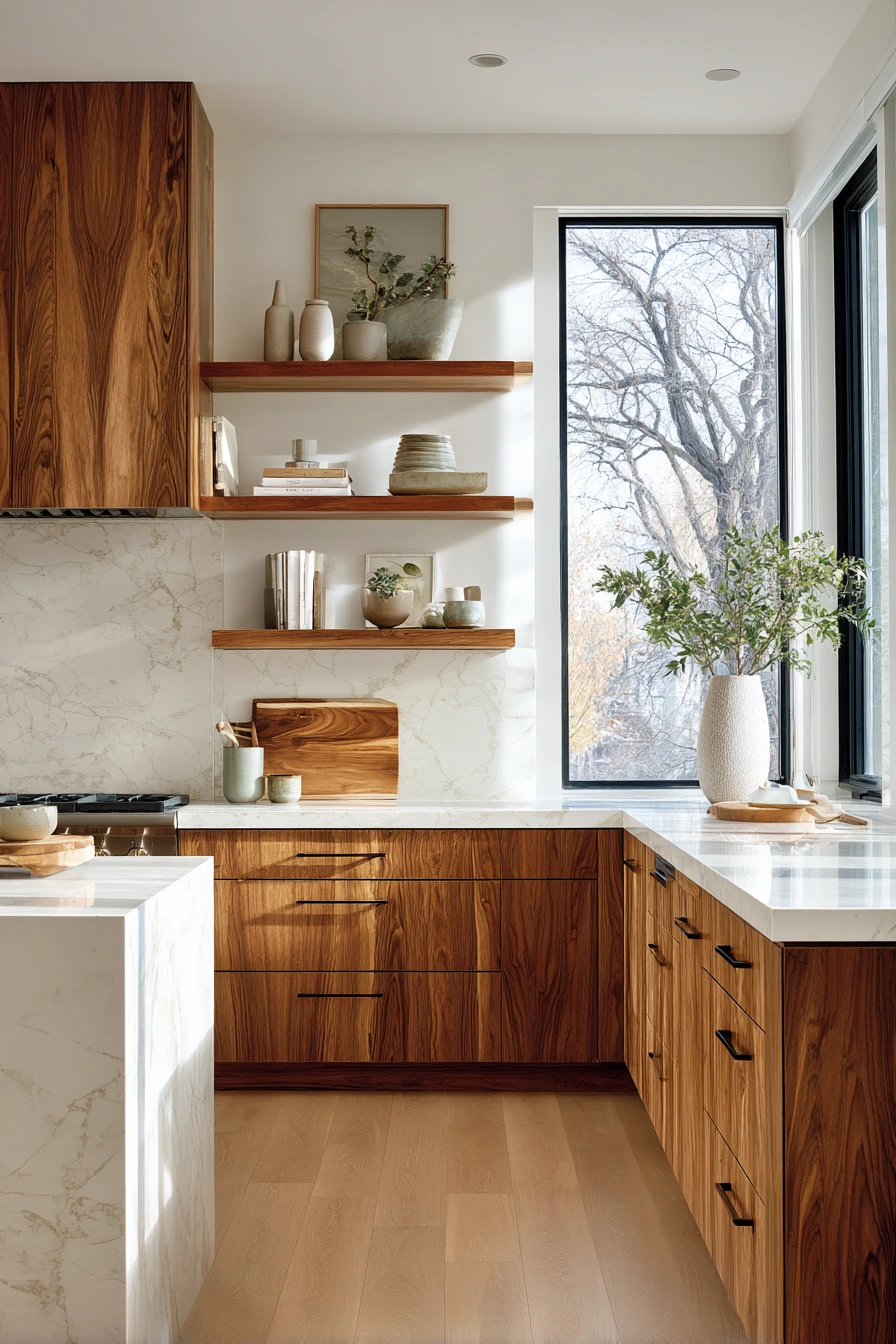 walnut kitchen cabinets 37