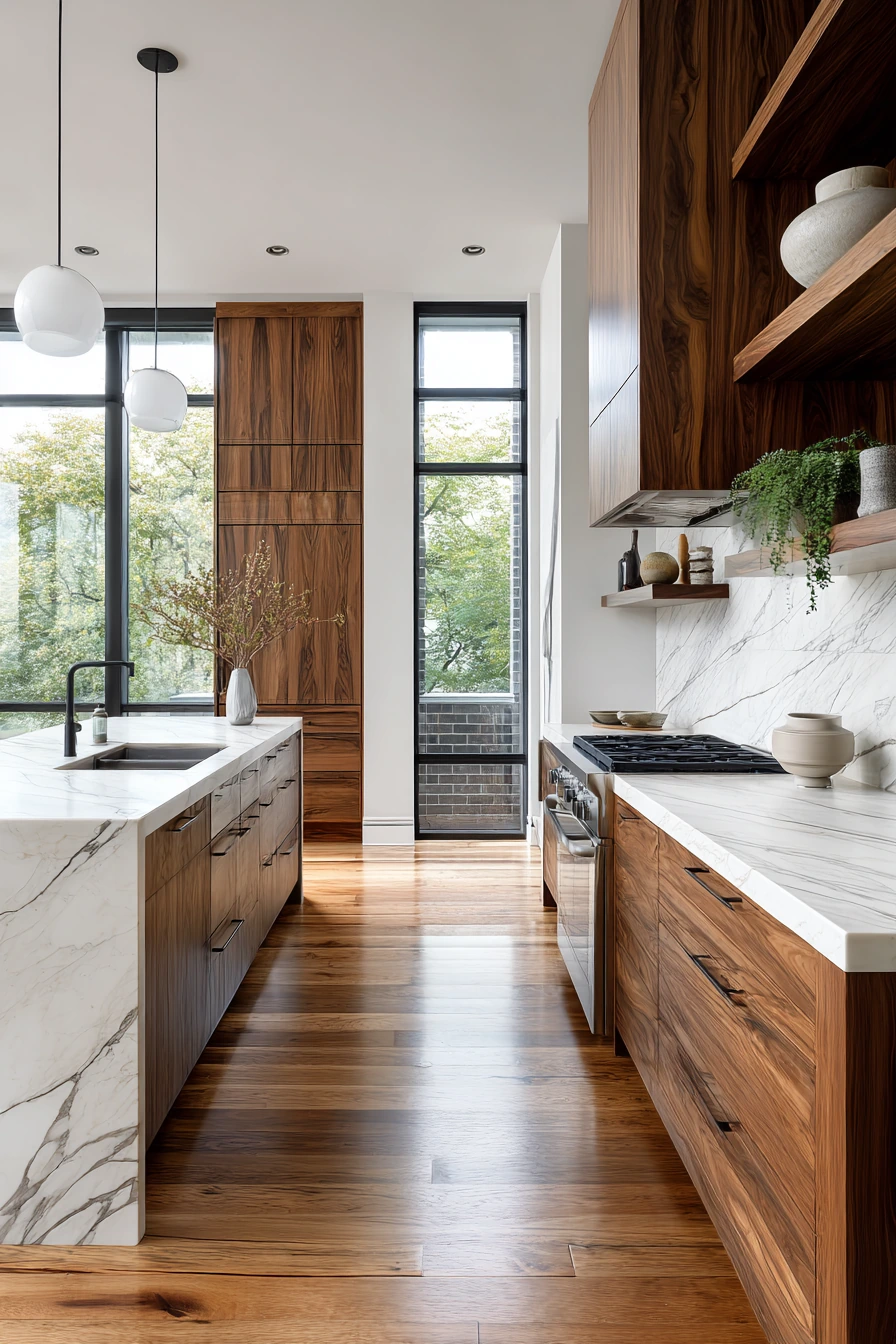 walnut kitchen cabinets 4