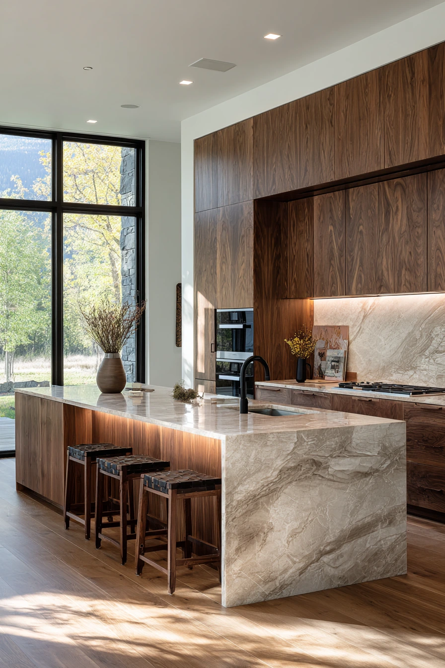 walnut kitchen cabinets 6