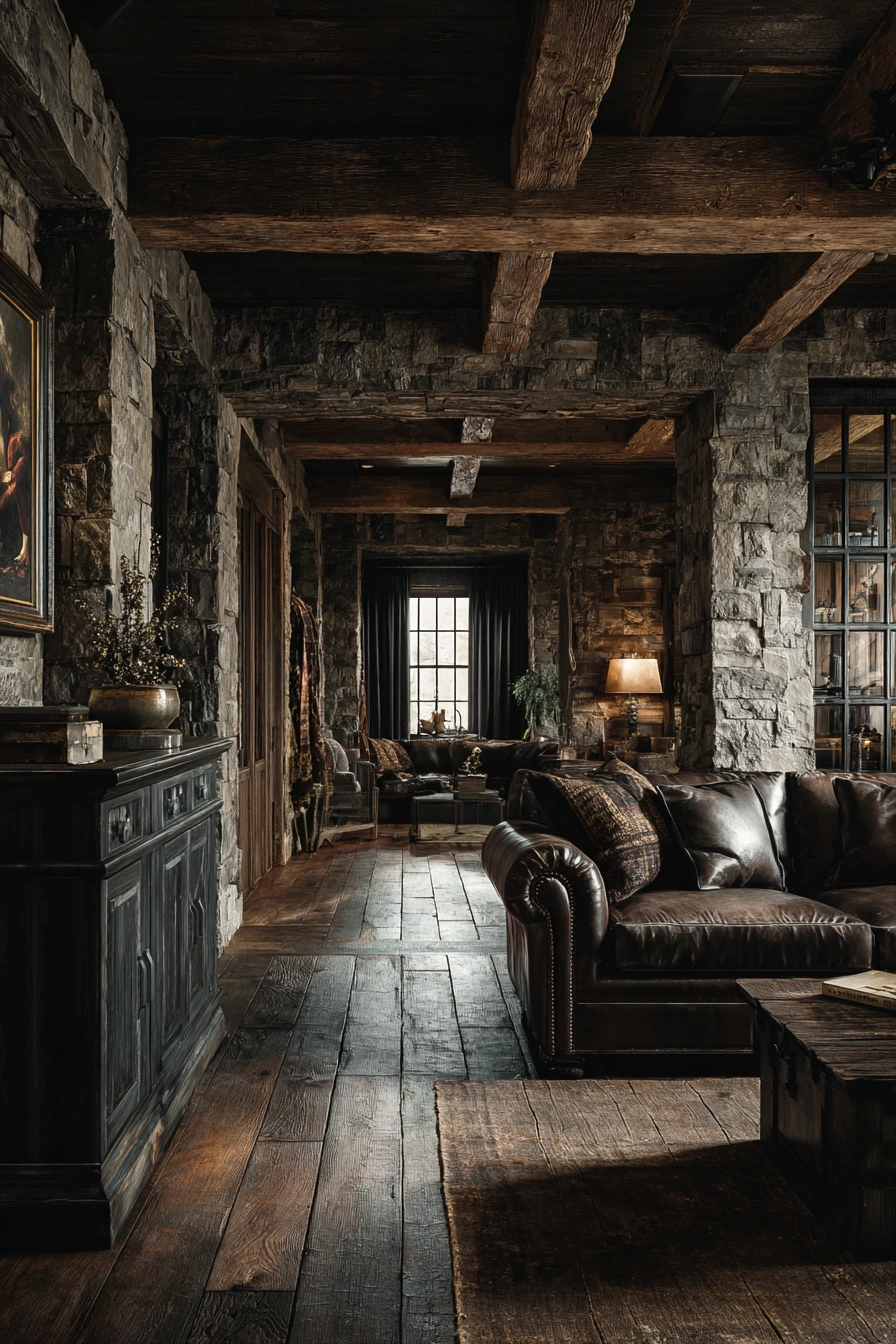 western gothic living room 12