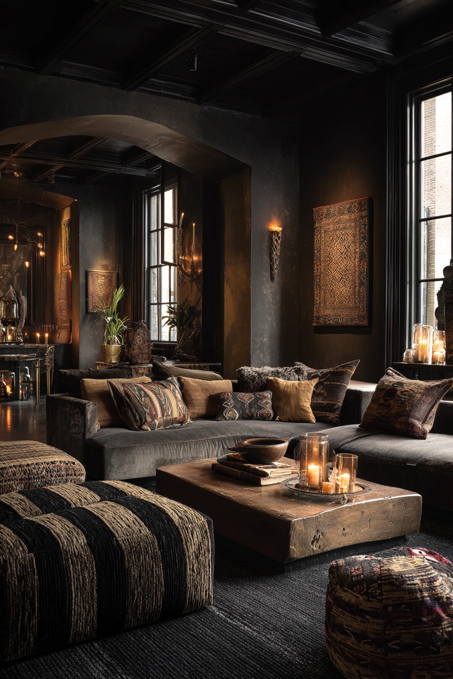 western gothic living room 18