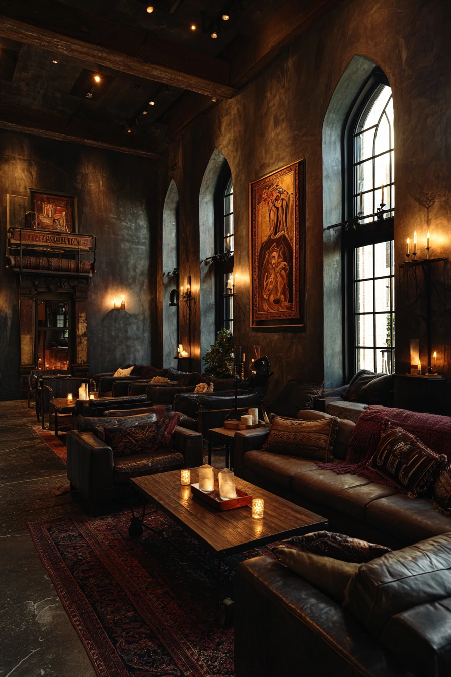 western gothic living room 20