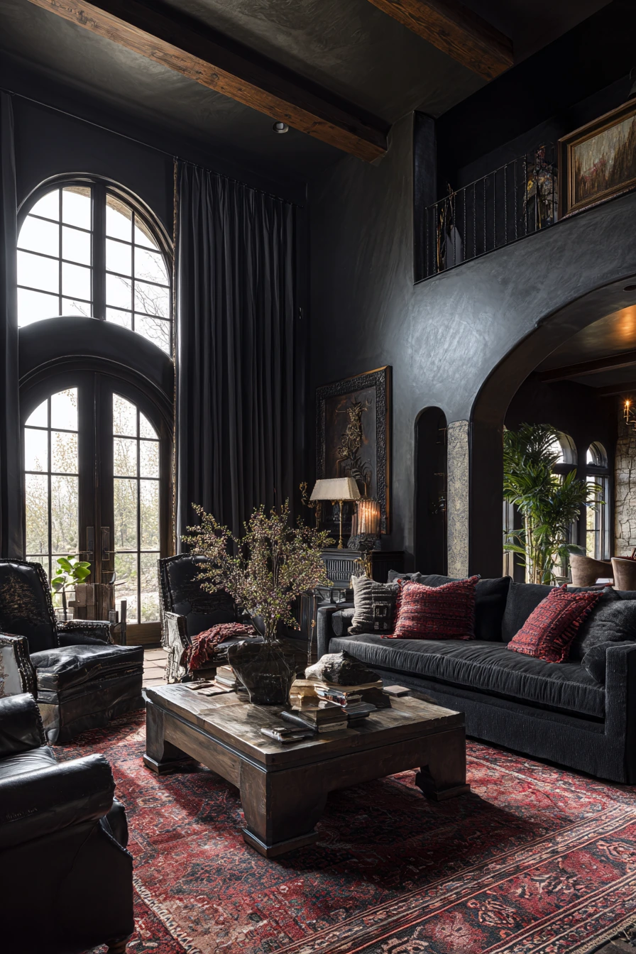 western gothic living room 30