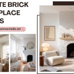 white brick fireplace ideas