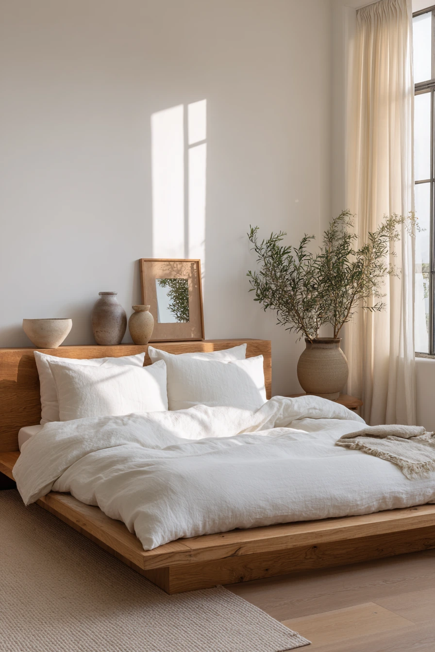 white aesthetic bedroom ideas 21