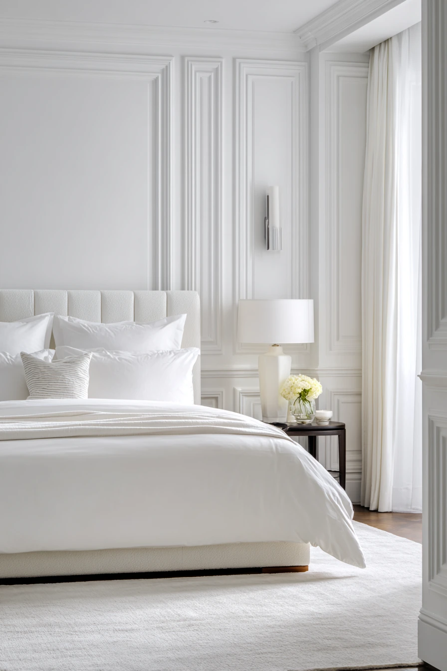 white aesthetic bedroom ideas 28