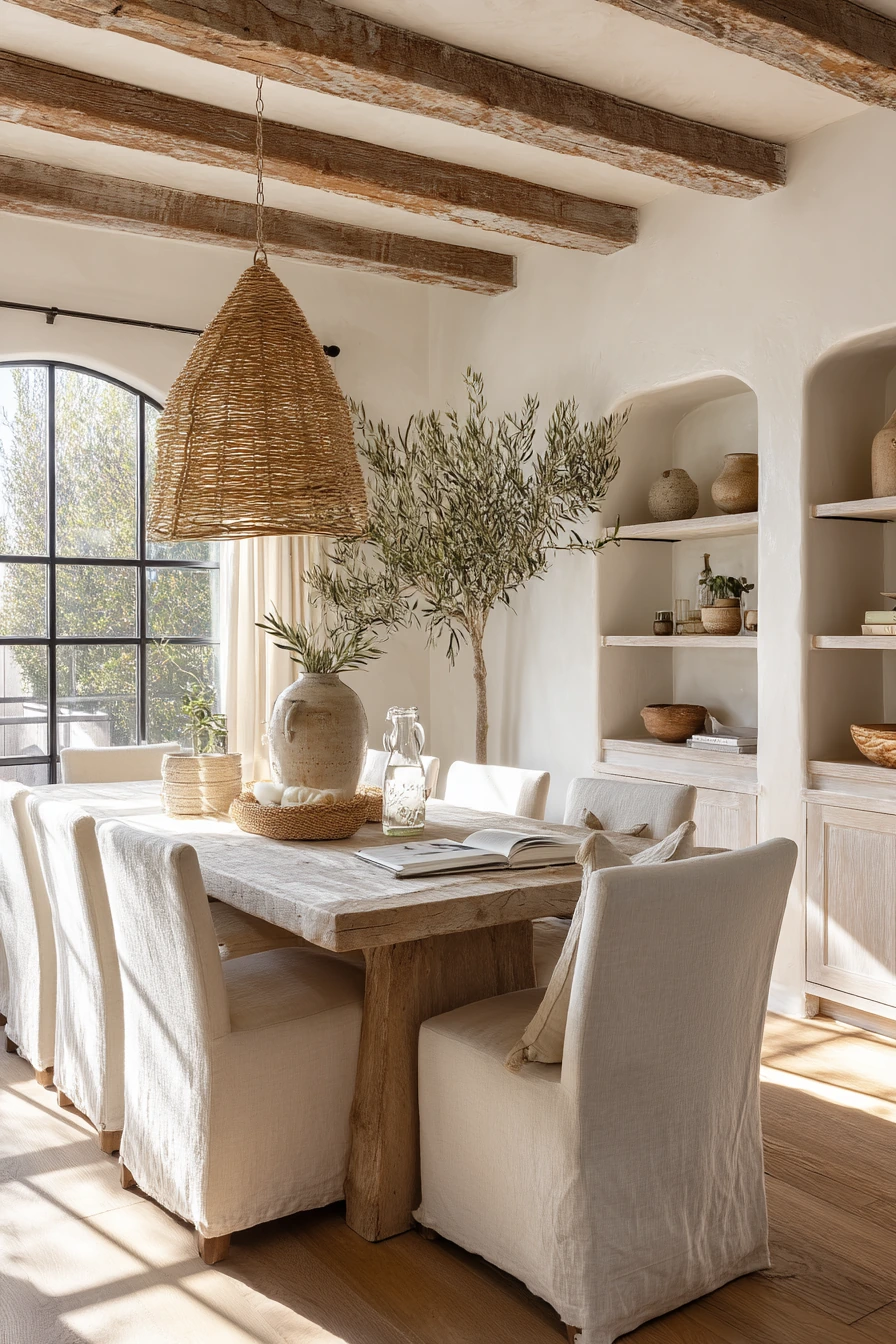 white dining room ideas 23
