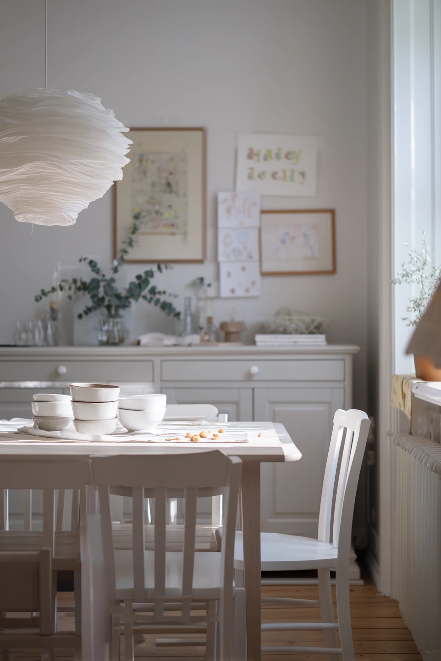white dining room ideas 30