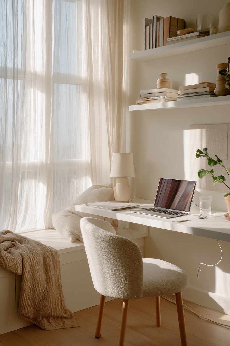 white home office ideas 1