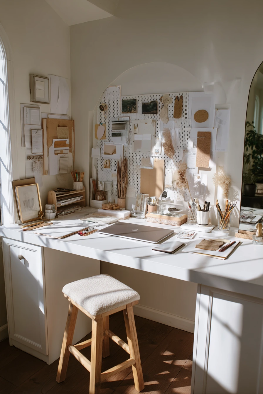 white home office ideas 17