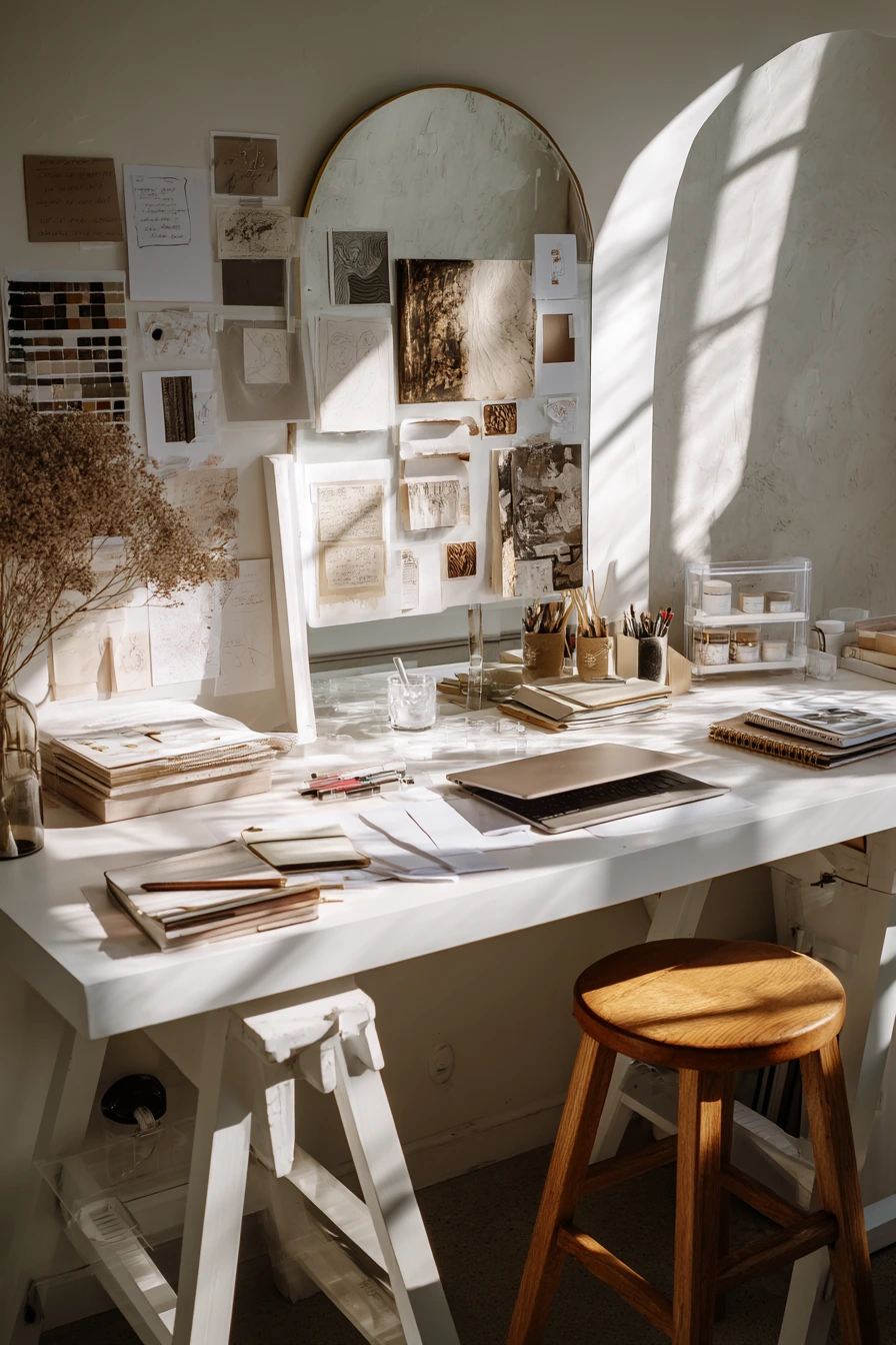 white home office ideas 18