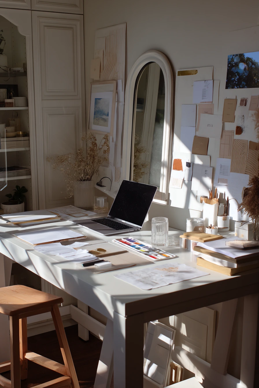 white home office ideas 19
