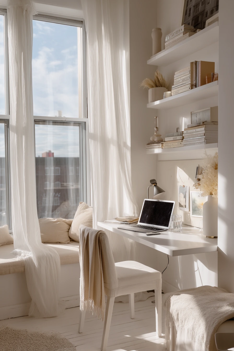 white home office ideas 3