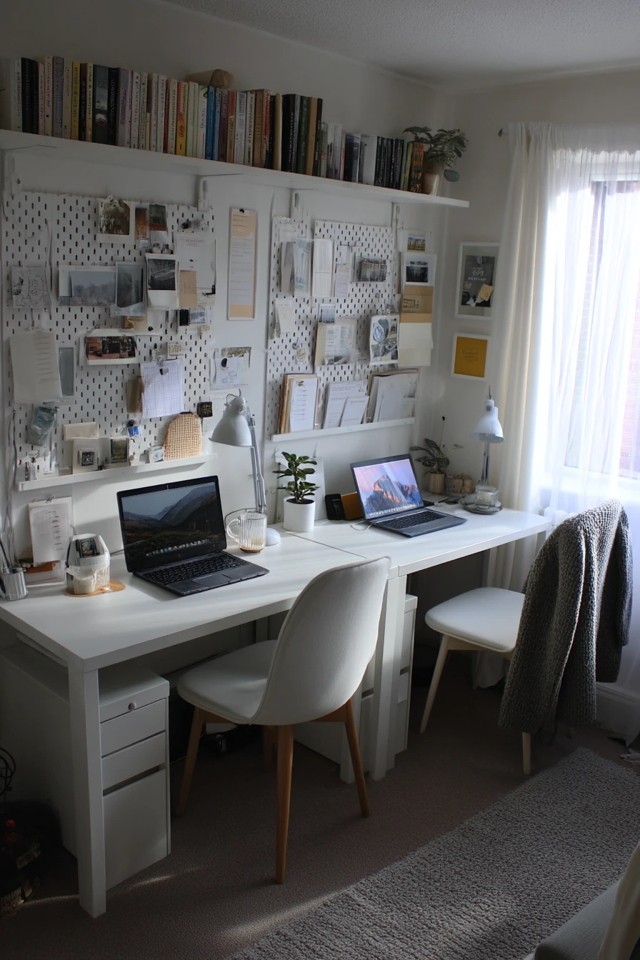 white home office ideas 33