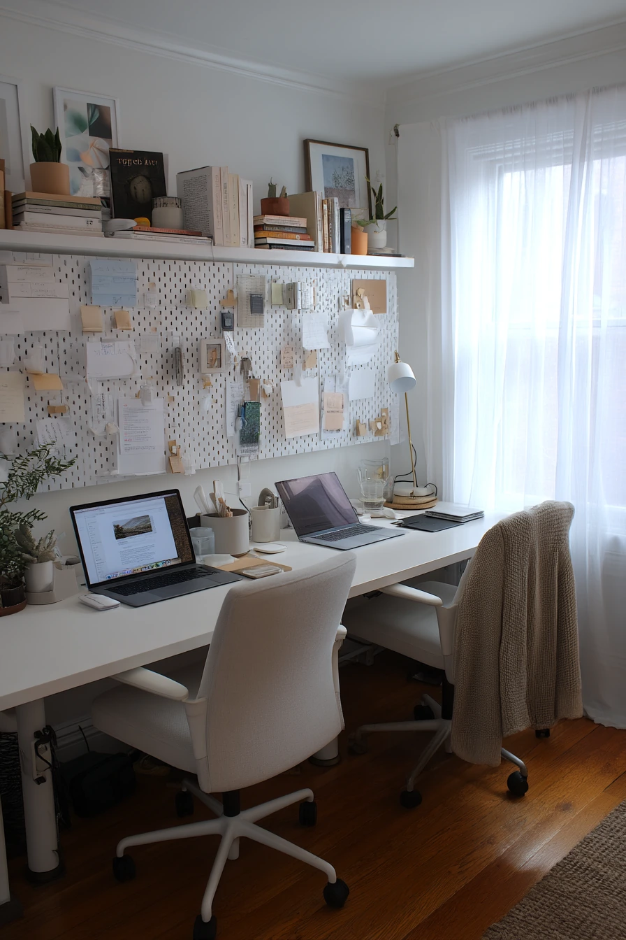 white home office ideas 35