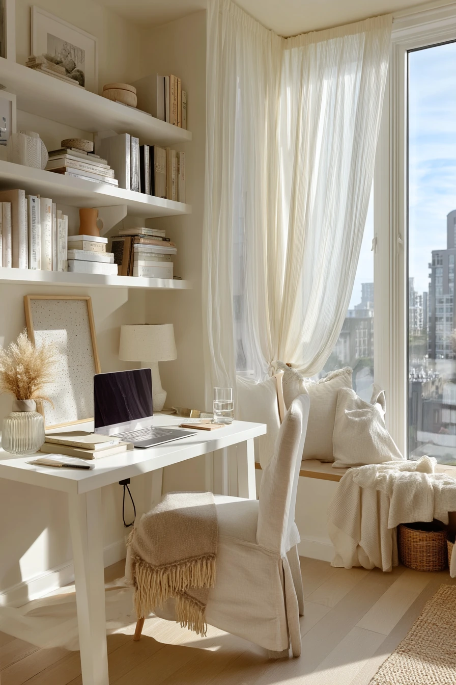 white home office ideas 4
